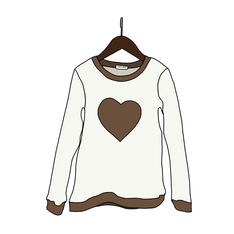 Heart Sweater - Baby-Toddler-Big Kids