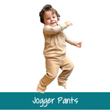 Jogger Pants with Pockets -Organic Cotton French Terry - Baby-Toddler-Big Kids