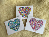 Hearts in a Heart- Greeting Card