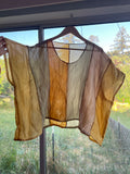 Naturally Dyed Silk Top - Ready to Ship