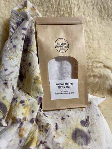 Mordanted Cotton Kitchen Towel