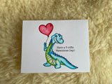 T-Rex Valentine - Greeting Card