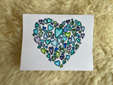 Hearts in a Heart- Greeting Card