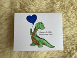 T-Rex Valentine - Greeting Card
