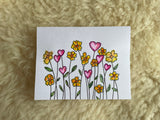 Hearts and Petals- Greeting Card
