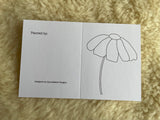 Daisy- paint your own- Blank Greeting Card
