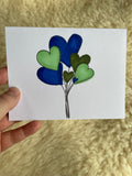 Heart Balloons - Greeting Card