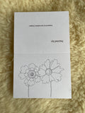 Coreopsis Set- paint your own- Blank Greeting Card