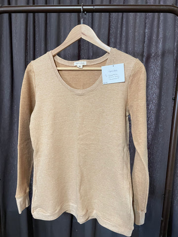 Scoop Neck French Terry Sweatshirt - Women’s Clothing - Size Small