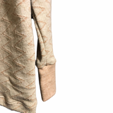 Scoop Neck Zig Zag Sweatshirt - jacquard knit - Women’s Clothing