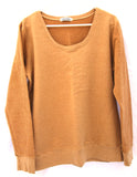 Scoop Neck French Terry Sweatshirt - Women’s Clothing - Made to Order